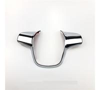 Pizgear ABS Chrome Trim Steering Wheel Cover Sticker Case, For Ford, For Focus 3 Mk3 2012 2014, For Kuga 2013 2015, Auto Accessories Steering Wheel Sticker(A type Chrome)
