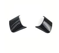 Pizgear ABS Chrome Trim Steering Wheel Cover Sticker Case, For Ford, For Focus 3 Mk3 2012 2014, For Kuga 2013 2015, Auto Accessories Steering Wheel Sticker(Trim 2pcs Carbon)