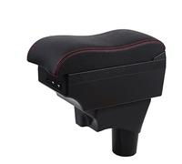 Pizgear Armrest Box Center Console Arm Rest, for NISSAN, for March, for Micra, K13 MK4 IV Auto Central Console Storage Car Car Armrest Box(BLACK B2 3 USB)