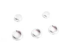 Pizgear Auto Button stickers Parts Freelander 2 2007-2011 2012 Car ABS Chrome Central Control Volume Air Conditioning Knob Cover Trim Accessories Multimedia Button Cover