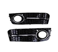 Pizgear Auto Car Front Lower Side Fog Light Grille Cover, for, A4/B8 2007 2008 2009 2010 2011 Pre-facelift Fog Hole Grilles Front Fog Light Grille