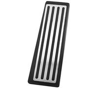 Pizgear Auto Car Pedals, for VOLVO, XC90 XC 90 2018-2021 Stainless Steel Accelerator Fuel Pedal Brake Foot Rest Pedals Cover Car Pedal Cover(BLACK AT Without Rest)(BLACK 1Pcs Rest)