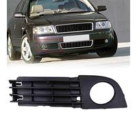 Pizgear Car ABS ABS Front Left/Right Bumper Fog Light Lamp Cover Grille, for, A6 C5 Sedan&Avant 2002-2005 Facelift Front Fog Light Grille(Black 1 Pcs Right)