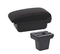 Pizgear Car Accessories, for Land, for Rover, for Frelender 2 Car Armrest Box Interior Parts Centre Console Storage Box With USB Car Armrest Box(BLACK A1 Red Line No Usb)