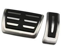 Pizgear Car Brake Pedal Cover,For, A4 B8 A5 B8 A6 B8 2008-2019 A7 Q5 Q7 Q8, for Porsche, for, for CAYENNE, RHD Car Fuel Accessories Pedal Mat Cover(BLACK AT pedal(RHD))