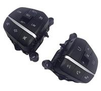 Pizgear Car Cruise Control Button, for Focus, Mk4, for Fiesta, 2019 2020 Multifunction Steering Wheel Cruise Speed Limit Button Audio Control Switch Car Accessories Steering Wheel Switch Kit