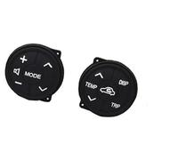 Pizgear Car Cruise Control Button, for Toyota, for Prius, for Aqua, for Prius C Car Cruise Control Kit 4518647030 Multi-Function Steering Wheel Buttons Switch Steering Wheel Switch Kit(BLACK 4)