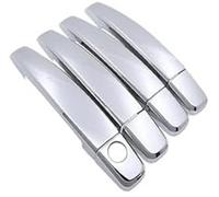 Pizgear Car Exterior Front Left, for Vauxhall, for Corsa S07 2007 2008 2009 2010 2011 2012 2013 2014 Door Handle Cover Trim Set Chromium Styling Exterior Parts Accessories Chrome Car Car Door Handle C