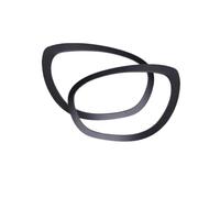 Pizgear Car Eyebrow Head Light Taillight Frame Rear Lamp Ring Cases Housing, for Mini Cooper S JCW F60 Countryman Car Styling Accessories Headlight Tint Sticker(Front (2pcs))
