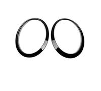 Pizgear Car Eyebrow Headlight Taillight Frame Rear Lamp Ring Cover Case Loop Stickers, for Mini Cooper One S JCW F54 Clubman Accessories Headlight Tint Sticker(Front (2pcs))