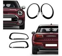 Pizgear Car Eyebrow Headlight Taillight Frame Rear Lamp Ring Cover Case Loop Stickers, for Mini Cooper One S JCW F54 Clubman Accessories Headlight Tint Sticker(Front and Rear)
