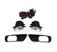 Pizgear Car Fog Lights Front Bumper Foglight Grilles Lamp Cover, for Toyota, Camry XV40 2007 2008 2009 Pre-facelift Exterior Accessories Front Fog Light Grille