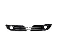 Pizgear Car Fog Lights Grille Cover Bumper Racing Grills, for, A6 C7 Sedan Avant 2011 2012 2013 2014 2015 Pre-facelift Accessories Front Fog Light Grille(Black 1 Pair)