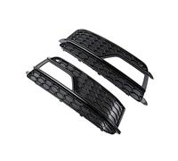 Pizgear Car Front Bumper Lower Left/Right Grilles Fog Light Lamp Grill Cover Trim, for, A5 for,/S5 2013-2017 Black Exterior Parts Front Fog Light Grille