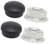 Pizgear Car Front Windscreen Wiper Nut Cap Arm Bolt Cover Kit Windshield Rocker Assembly car wiper base cover trim, vehicle windshield wipe