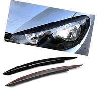 Pizgear Car Headlight Eyebrows, for Vw, for Golf Vi Mk6 2008-2013 Trim Eye Lid External Frame Decor Lamp Sticker Eyelids Exterior Styling Headlight Brow Trim