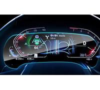 Pizgear Car Instrument Display Tempered Glass Screen Protector, for X5 G05/X7 G07 2019 Auto Interior Styling Protective Sticker Navigation Screen Protector(Low match)