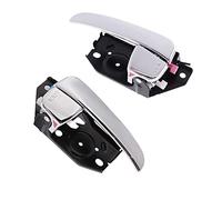 Pizgear Car Interior Door Handle Front for Rear Left Side, for Hyundai, Sonata 2002 2003 2004 2005 826203D010 826103D010 Chrome Car Interior Door Handle Replacement(Left Right 2Pcs)