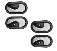 Pizgear Car Interior Door Handles Inside Inner Knob, for Renault, Logan Duster 2012 2013 2014 2015 2016 8200733848 8200733847 Car Interior Door Handle Replacement(1Set 4pcs)