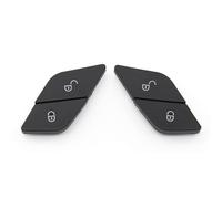 Pizgear Car Left Right Side Door safety Lock Unlock Switch Repair Button Cover, for C EQC GLC V W205 X253 W447 N293 2059055251 Car Seat Adjustment Switch(Black Left 2PCS)