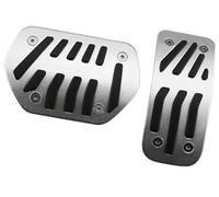 Pizgear Car Pedals, for Peugeot, 208 2024-2019 AT MT Stainless Steel Brake Pedal Protection Cover Car Pedal Cover(BLACK Rest Pedal)(BLACK AT)