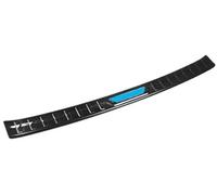 Pizgear Car Rear Bumper Guard Plate Cover, for Toyota, for Highlander XU70, for Kluger 2020-2023 Trunk Door Sill Guard Trim Rubber Rear Bumper Guard(BLACK Outside Blue)