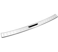 Pizgear Car Rear Bumper Guard Plate Cover Trunk Door Sill Guard Trim, for Toyota, for Highlander XU70, for Kluger 2020-2023 Rubber Rear Bumper Guard(BLACK Outside Silver Black)