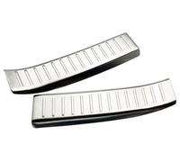 Pizgear Car Rear Trunk Bumper Protector Sill, for Mazda, CX30 CX-30 2020 2021 2022 Scuff Plate Stainless Steel Pedal Trim Rubber Rear Bumper Guard