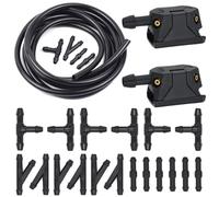 Pizgear Car Windscreen Washer Wiper Blade Water Spray Jets Nozzles, for Mercedes, for Benz, Vito 638 639 W638 W639 W447 Viano V-Class Sprinter Automotive windshield nozzle(With Regulator)