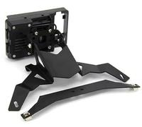 Pizgear Detachable Phone Holder, for BMW, R 1200 RT R1200RT 2014-2019 Navigation Bracket Motorcycle GPS Navigator USB Charging Phone Holder Motorcycle Phone Mount(BLACK A-Kit)