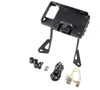 Pizgear Detachable Phone Holder, for MOTO, for GUZZI V 85 TT V85TT V85 2019-2023, for Smart, Phone Holder GPS Navigation Bracket Motorcycle Windshield Fairing Upper Bracket Motorcycle Phone Mount(BLA