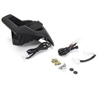 Pizgear Detachable Phone Holder, for Tmax 560, for T MAX 530 DX SX Motorcycle Phone Navigation Bracket USB Charging Port Converter Holder Mount Motorcycle Phone Mount(BLACK B)