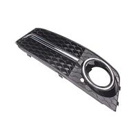 Pizgear Fog Light Frame Cover Trim Front Bumper Lamp Grille Cellular Grid, for, A4 B8 RS4 Style 2009-2012 Car Accessories Front Fog Light Grille(Black Fog lamp cover L)