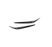 Pizgear For 5 Series G30 G31 G38 F90 M5 525I 530I 540I 2017-2021 ABS Accessories 2pcs Gloss Black Headlight Eyelids Eyebrows Headlight Sticker(Carbon Look)