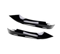 Pizgear For BMW, 4 Series F32 F33 F36 2013-2020 Car Modification Front Bumper Lip Splitter Side Air Vent Cover Canards Spoiler Spoiler Front Spoiler(BLACK Glossy Black)