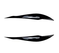 Pizgear for BMW F30 Sedan 2012-2015 320i 328i 335i F80 M3 2014-2018 F31 Touring 2013-2015 320i 328i Gloss ABS Headlight Eyebrow Eyelid Headlight Tint Sticker(Gloss Black)