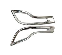 Pizgear For CRV CR-V 2017-2018, Car ABS Chrome Rear Fog Light Lamp Cover Trim Frame Taillight Decor Accessories 2pcs Fog Light Cover