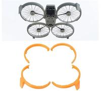 Pizgear For DJI, FLIP Bumper Guards Propeller Guard Protector Anti-Collision Ring Cover with Landing Gear Increased Height Stand, for DJI, FLIP Drone (Black) Drone Propeller Guard(Orange)