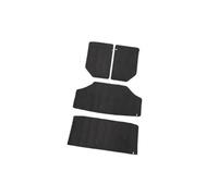 Pizgear For Jeep, for Wrangler JK 2012-2017 Car Roof Hardtop Heat Insulation Cotton Sound Heat Insulation Pad Interior Kit Heat Thermal Insulation Mat(BLACK 4 Door Roof Black)