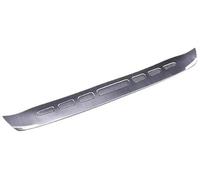 Pizgear For Mercedes, for Benz, for Smart, 453 2015 2016 2017 2018 Rear Bumper Protector Outer Sill Cover Stainless Steel Trims Rubber Rear Bumper Guard(BLACK Sliver)