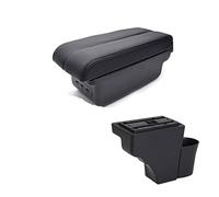 Pizgear For NISSAN, for Note 2016-2018 Armrest Interior Center Console Storage Box Arm Rest Car-styling Decoration Car Armrest Box(BLACK E Black)