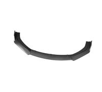 Pizgear For Peugeot, 3PCS Carbon Fiber/Black/Red Car Front Bumper Splitter Lip Sports Style Diffuser Spoiler Protector Spoiler Front Spoiler(BLACK Matte black)