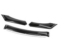 Pizgear For Subaru, Car Front Bumper Lip Spoiler Body Kit Decorative Bumper Canard Lip Splitter Sedan Width Below 176cm Spoiler Front Spoiler(BLACK Bright Black White)