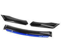 Pizgear For Subaru, Car Front Bumper Lip Spoiler Body Kit Decorative Bumper Canard Lip Splitter Sedan Width Below 176cm Spoiler Front Spoiler(BLACK Black BLUE)
