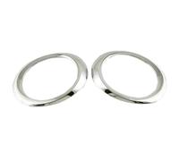Pizgear For Subaru, for Outback 2015 2016, ABS Chrome Front Fog Light Lamp Cover Trim Reflector Garnish 2PCS Car Styling Accessories Fog Light Cover