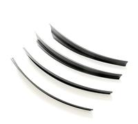 Pizgear For Tesla, Model Y 2021-2023 Car Wheel Eyebrow Fender Front Rear Mudguard Mud Flap Splash Anti-Collision Anti-Sand Modification Fender Flare(Matte Black)