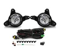 Pizgear For Toyota, CHR C-HR 2016 2017 2018 DRL Headlight Fog Lights Car Led Daytime Running Lights With Wires Auto Accessories Fog Lamp Car Fog Light Assembly(Black YELLOW)