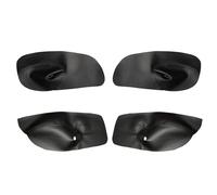 Pizgear for VW, for Golf 4 MK4, for Jetta, 1998-2005 Manual Control Window 4pcs Car Door Handle Armrest Panel Microfiber Leather Cover Decor Car Door Panel(4X Black)