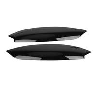 Pizgear For VW, for GOLF 5 MK5 Golf 5 2005-2007 Car Headlights Eyebrow Eyelids Cover Carbon Fiber Sticker Decorative Accessories Headlight Tint Sticker(Gloss Black)