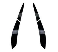 Pizgear For VW, for Golf 6 Standard MK6 GTI R 2008-2013 Car Rear Headlight Eyebrows Eyelid Lids Lamp Cover Sticker Body Kits Trim Gloss Black Headlight Tint Sticker(Gloss Black)